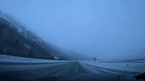 Anchorage- Turnagain Arm - Alyeska Resort Frozen Drive