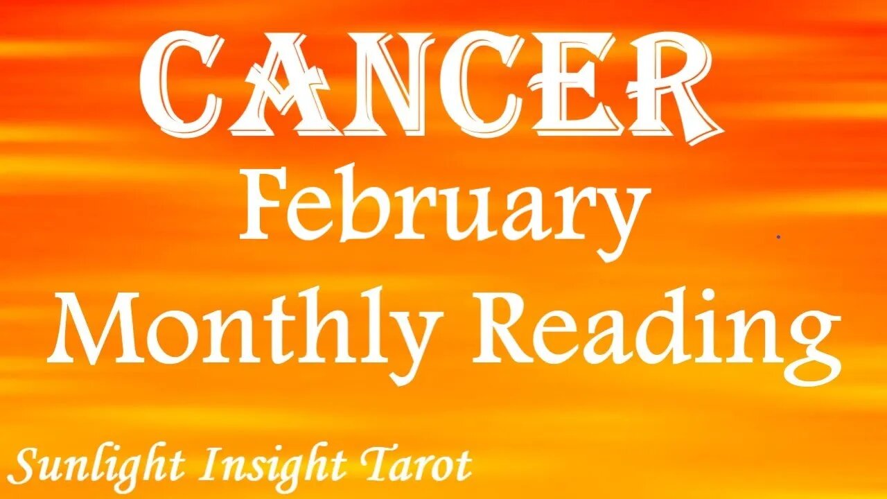 CANCER - An Unexpected Event Makes You Very Very Happy!🥰February 2023