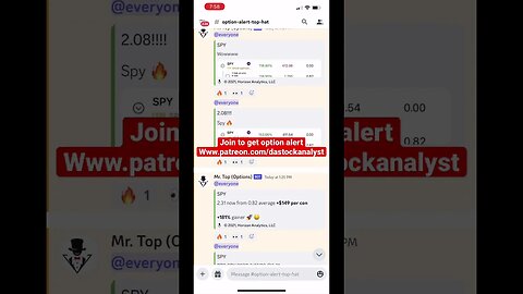 Today”s option trade!