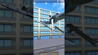 Crashing Planes in the village | Turboprop Flight Simulator #shorts