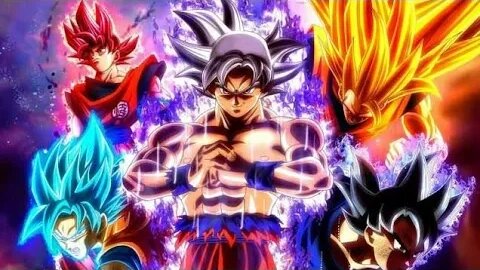 GOKU ALL FORMS AND TRANSFORMATIONS!!!DRAGON BALL SUPER,Z,AND GT