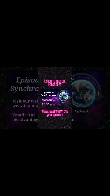 This episode shared perspective on the profound subject of synchronicity! Full episode on YouTube!