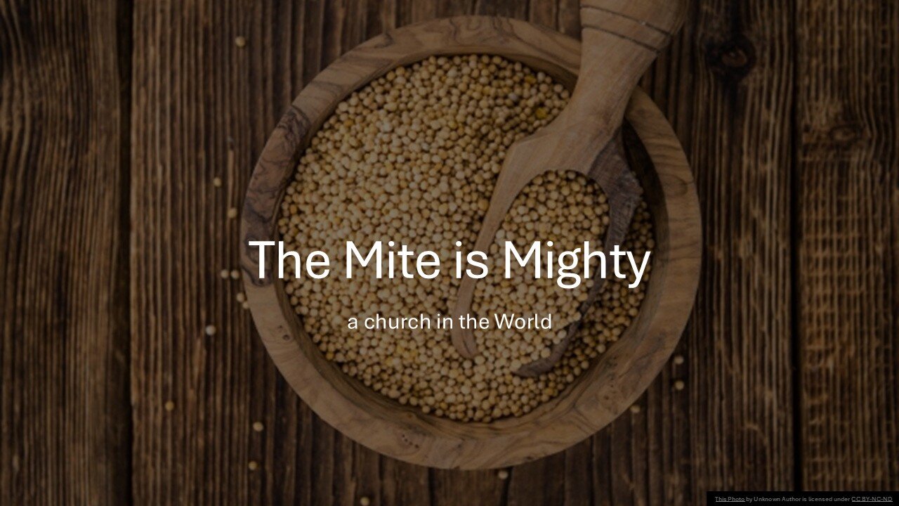 "The Mite is Mighty" -- Matthew 13:31-32