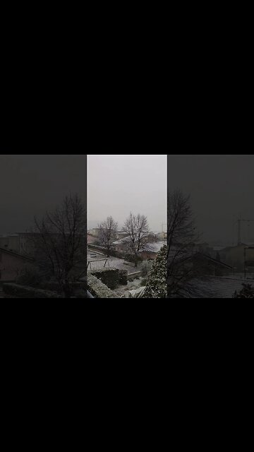 ❄️ A primeira neve do inverno!