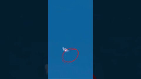 Enhanced footage of the Chinese Balloon being intercepted today. I slowed the clip down for you all.