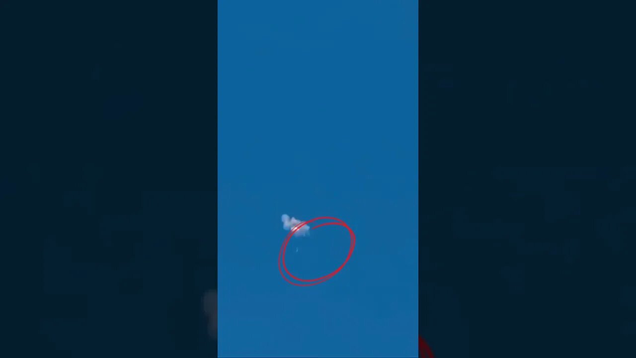 Enhanced footage of the Chinese Balloon being intercepted today. I slowed the clip down for you all.