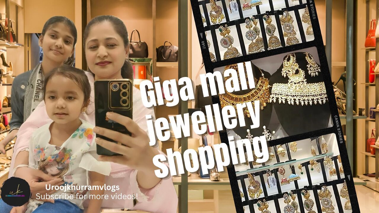 A Day at The Giga Mall l Jewellery ke best designs l Special deal aap ke liyay🎉