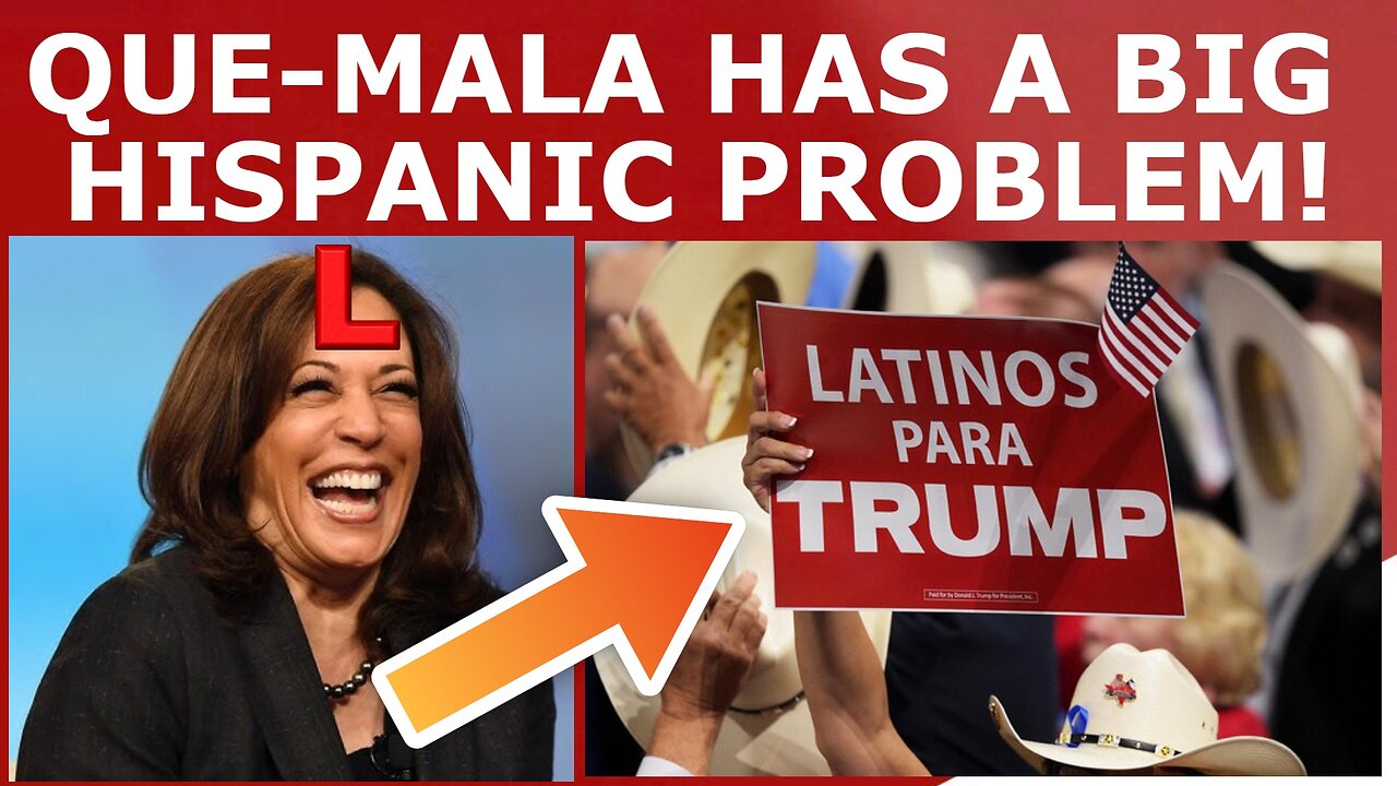 Dems PANIC as Kamala's Numbers PLUNGE Among Hispanics!