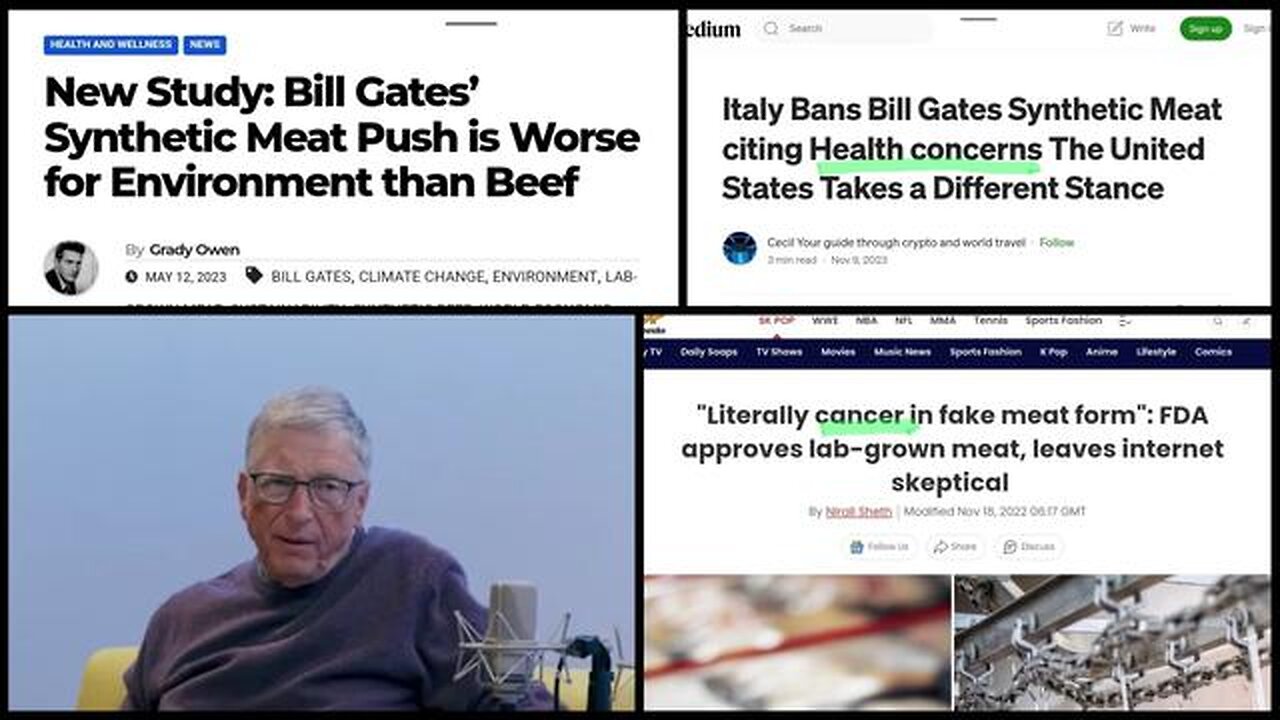 Bill Gates: lab-grown meat will be used to bring about a "large-scale change in dietary habits"