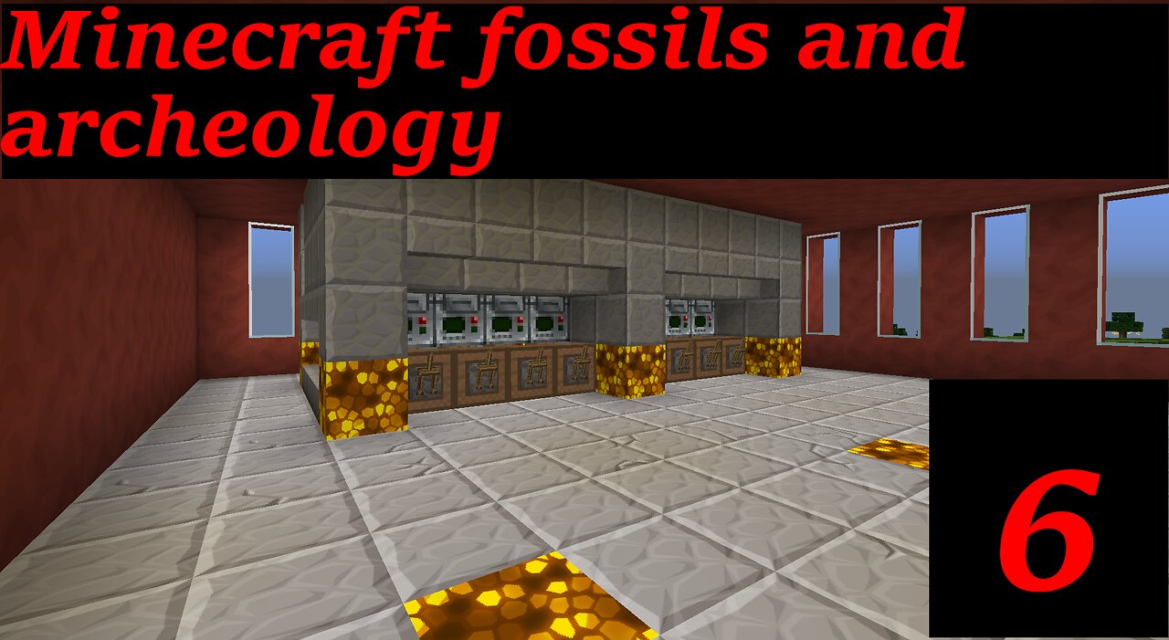 Minecraft Fossil and archeology Ep.6/ Plant fossils