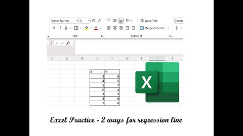 Excel: Two ways to make Regression Line on Microsoft Excel - Step-by-step