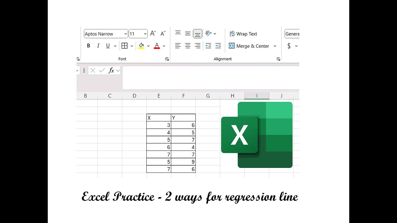 Excel: Two ways to make Regression Line on Microsoft Excel - Step-by-step