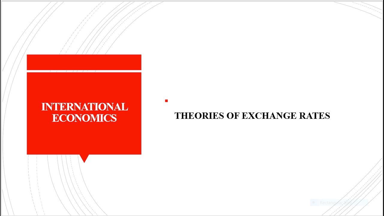 Theories of Exchange Rates