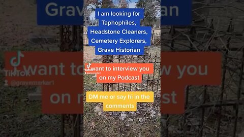 Who wants to come on my show??? #cemeteries #headstones #graveyards #death #history #taphophile