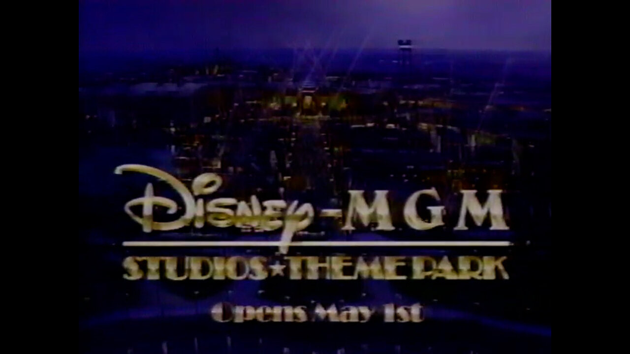 April 9, 1989 - Disney MGM Studios Theme Park is About to Open