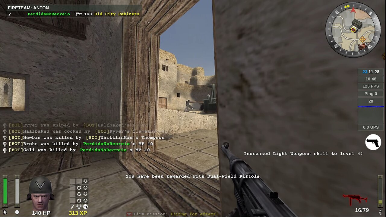 Enemy Territory: Legacy (ETL) session 3 - Campaign, North Africa - as Axis medic, field ops and eng.