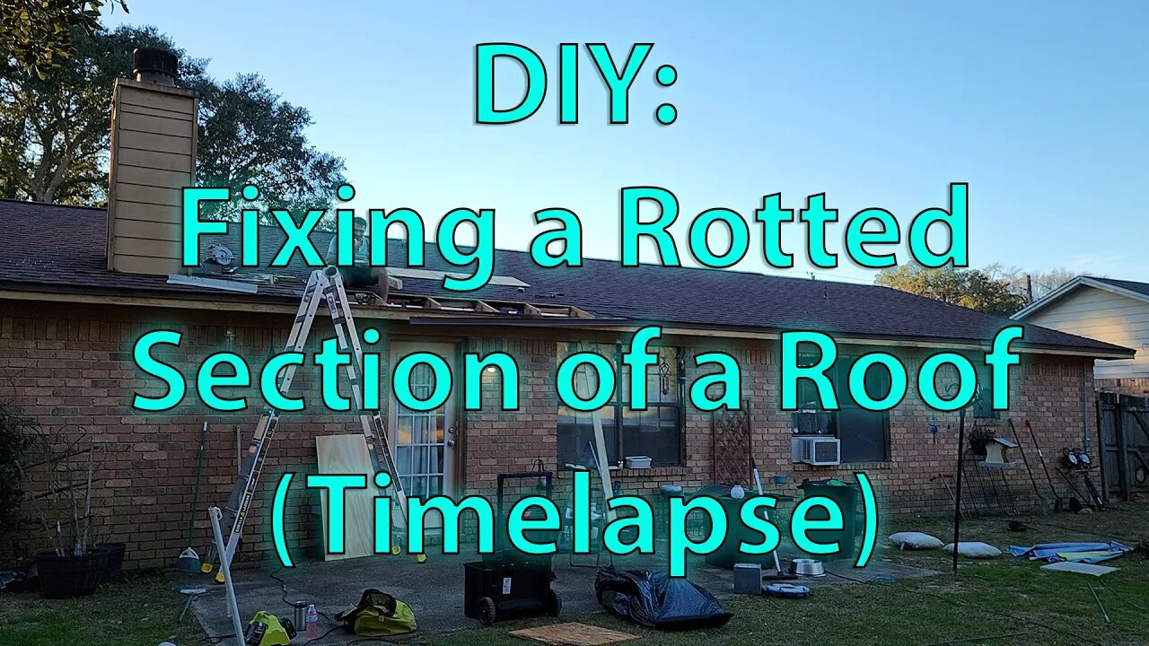 DIY: Fixing a Rotted Section of Roof (Timelapse)