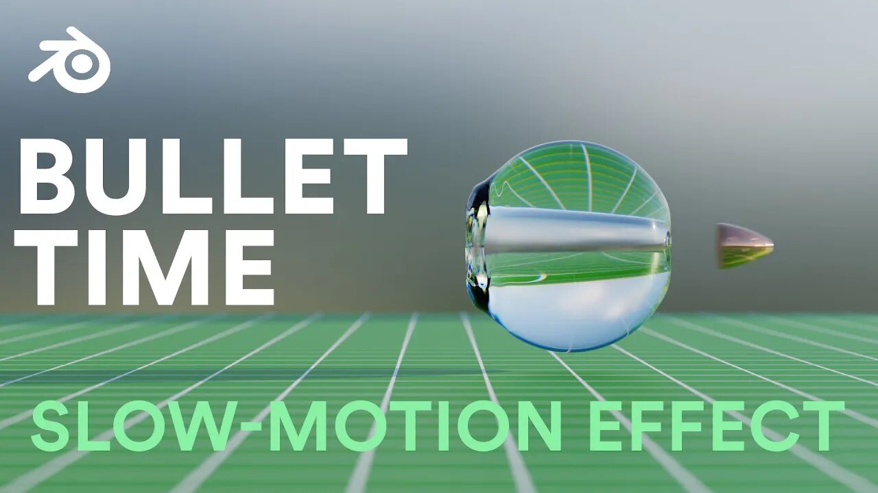 Slow Motion Bullet Effect Blender 3D Dynamic Paint