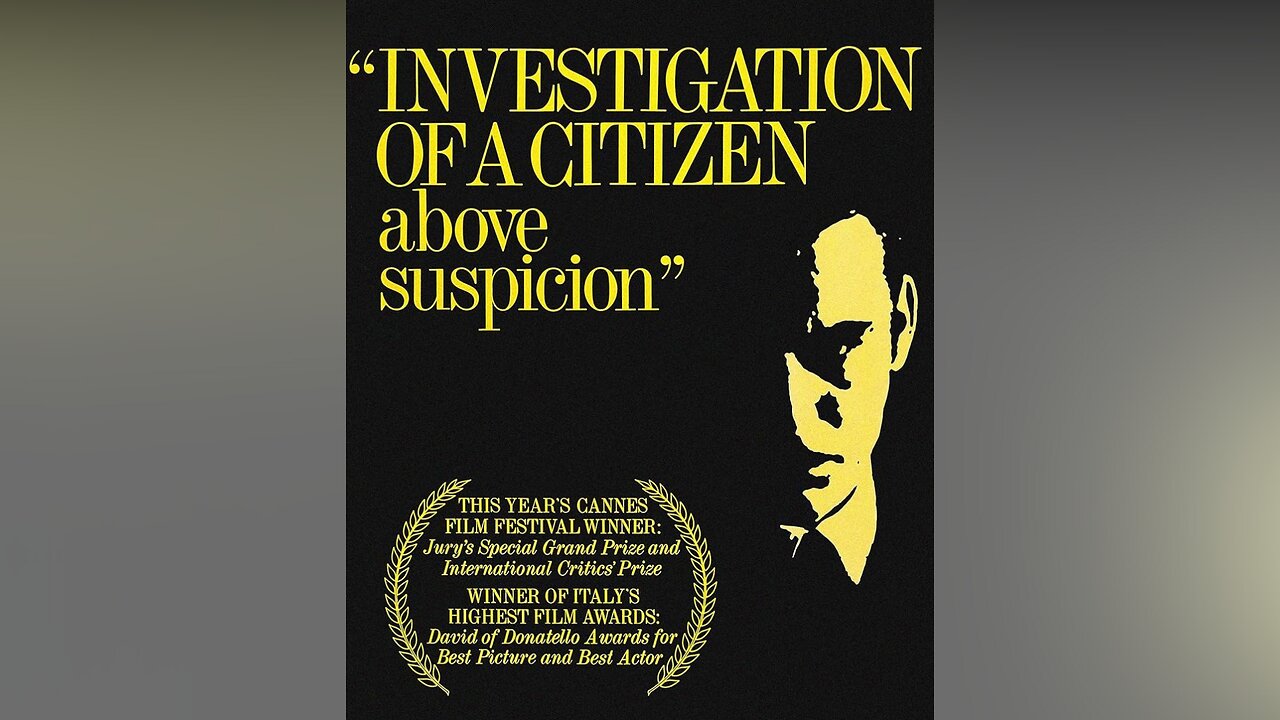 Investigation of a Citizen Above Suspicion (Film 1970 - ENG SUB)