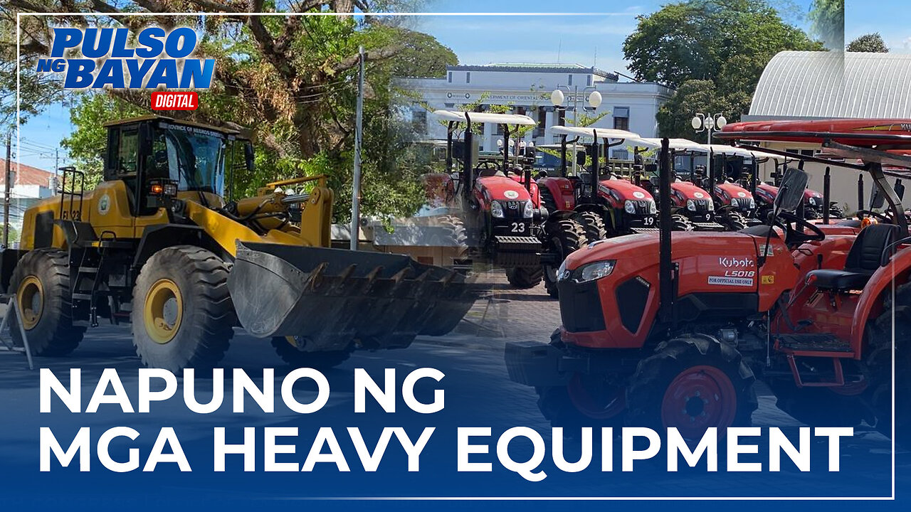 Freedom Park na venue ng Maisug rally sa Dumaguete, napuno ng mga heavy equipment