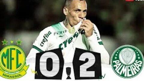 MIRASSOL 0 x 2 PALMEIRAS | MELHORES MOMENTOS | 5ª RODADA | FASE DE GRUPOS | PAULISTÃO 2023