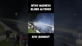 Nitro Madness Blown Fuel Nostalgia Altered Smoke Show Burnout! #shorts