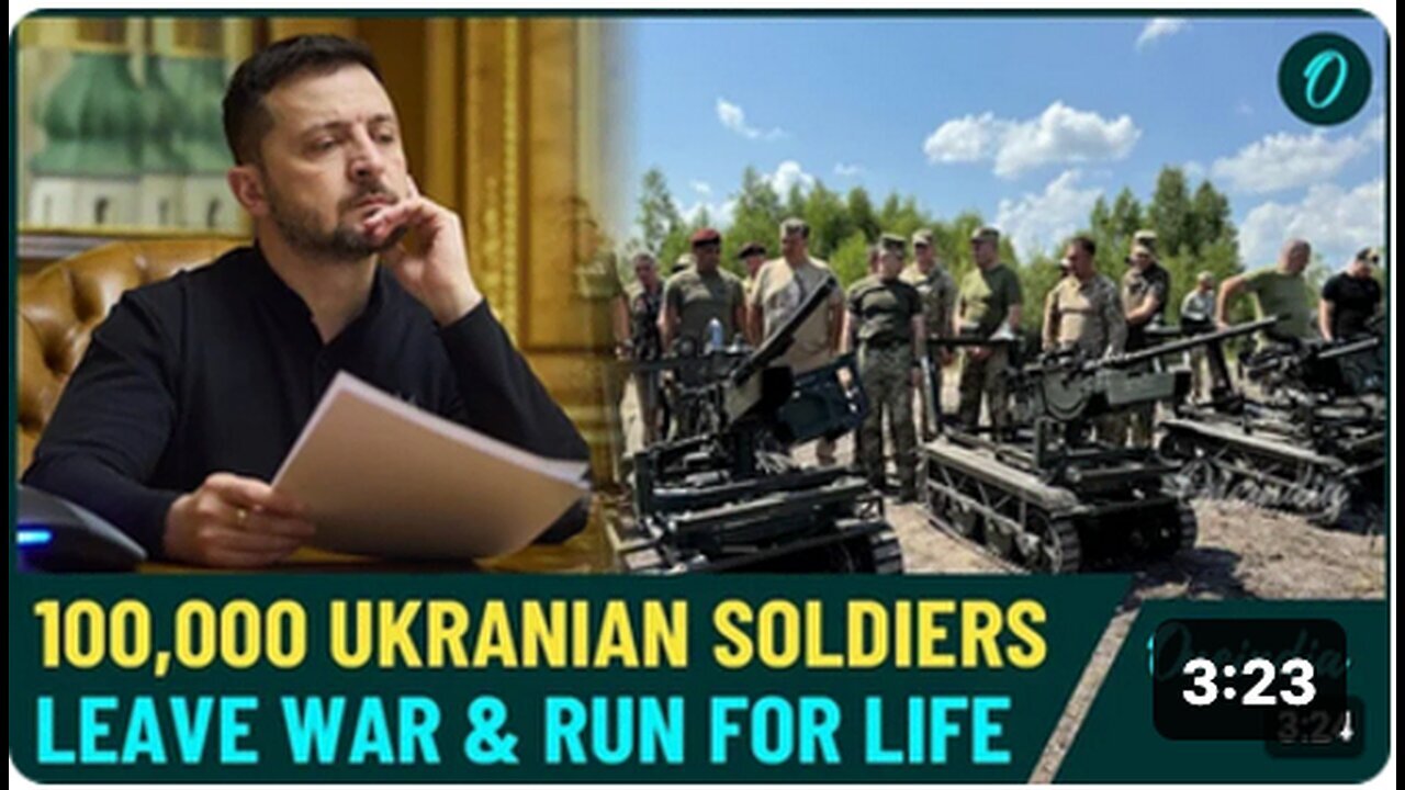 Big Blow to Ukrainian Army: 100,000 Soldiers Run For Life In Front of Russian Army