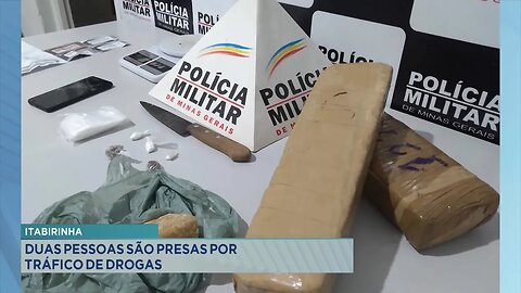 Prisão em Itabirinha: Dupla Detida por Tráfico de Drogas.