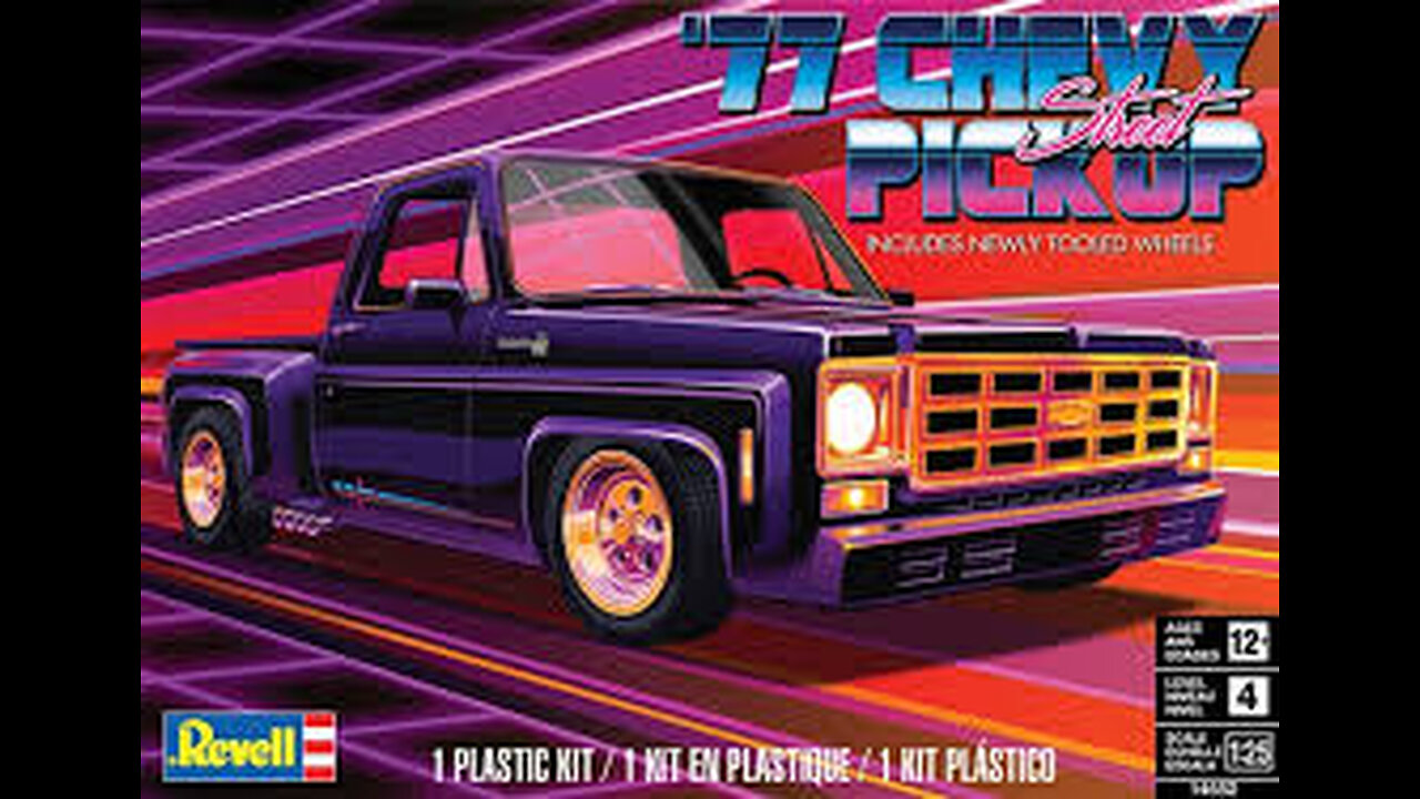 1977 Chevy Street pickup model kit review