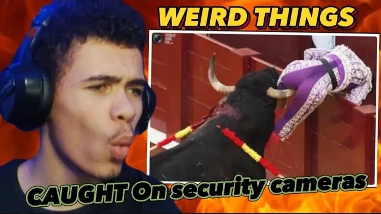 WEIRD THINGS CAUGHT ON SECURITY CAMERAS 😳