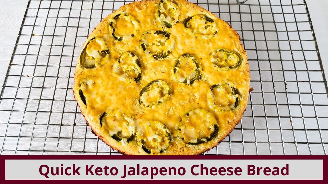 Quick Keto Jalapeno Cheese Bread