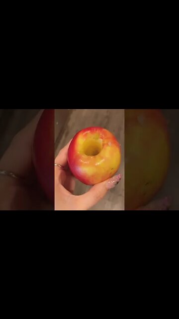 Apple Corer Tool Amazon finds! #VinylCheck #amazonkitchen #kitchengadget #kitchentool #shorts