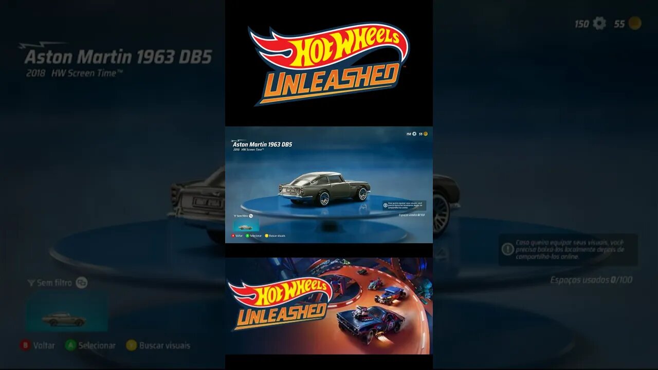 HOT WHEELS UNLEASHEDASTON MARTIN 1963 DB5 2018 HW SCREEN TIME