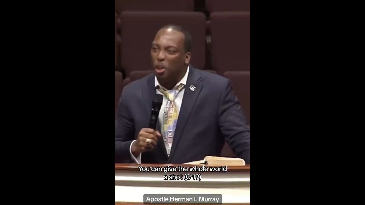 The Black Community No Longer Asleep To Big Pharma & Government Lies Apostle Herman L Murray “You