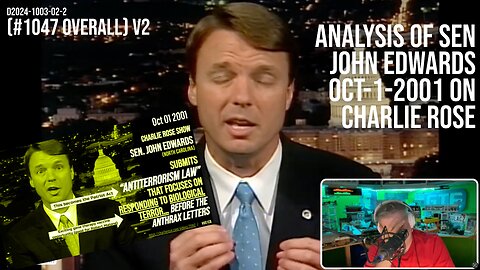 Analysis of Oct 1 2001: Patriot act for bioterrorism (b4 anthrax) submitted by Sen John Edwards (v2)