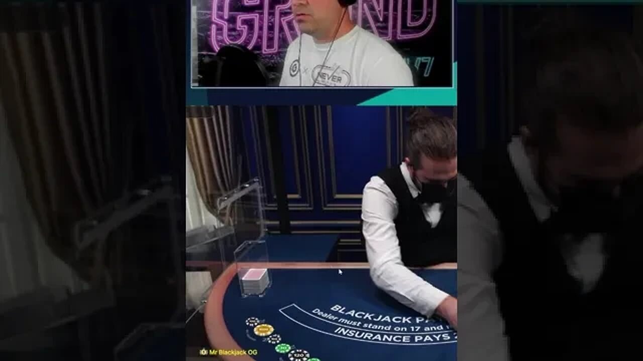 $1200 Miracle Blackjack Blowout - Math- Mr Blackjack #Shorts