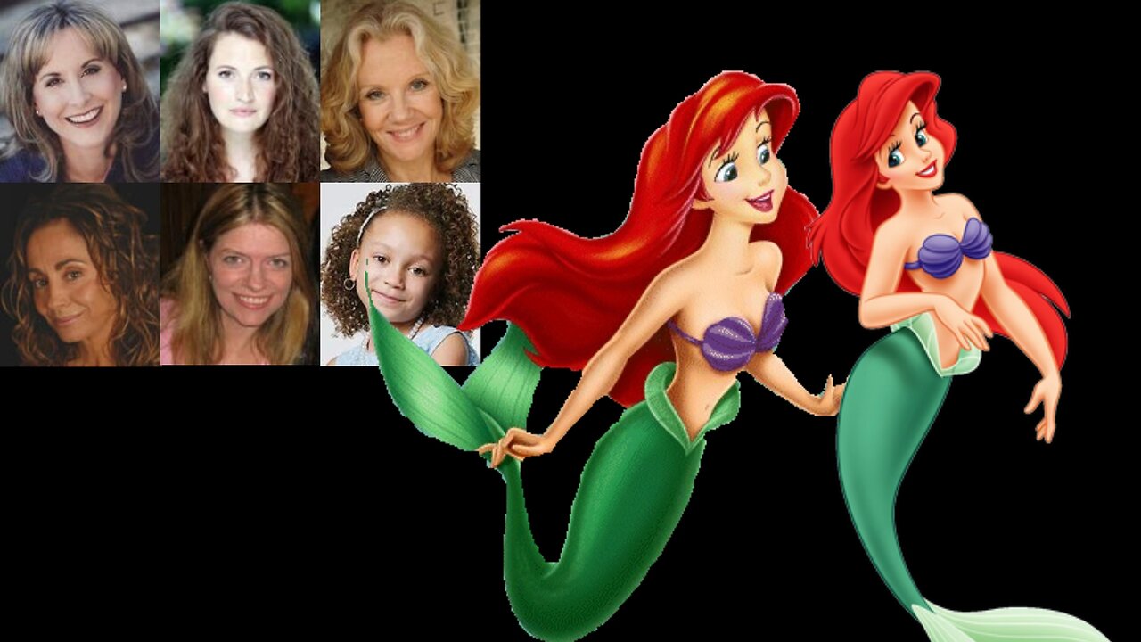 Animated Voice Comparison- Ariel (Little Mermaid)