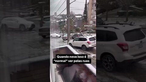 QUANDO NEVA ISSO É NORMAL NOS EUA #estadosunidos #eua #connecticut #danbury