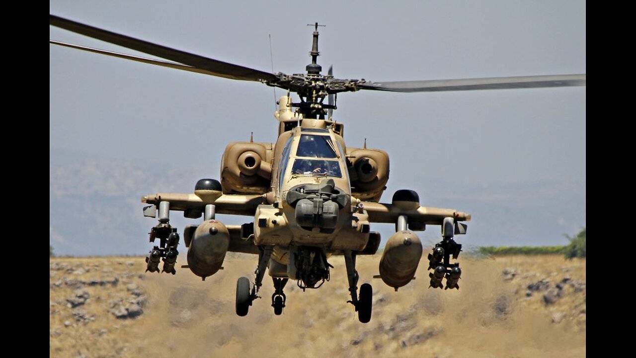 Israeli attack helicopter seen firing missiles over border area with Lebanon