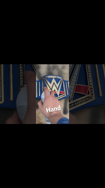 Making A Custom Spray Painted NWO Belt! #shorts