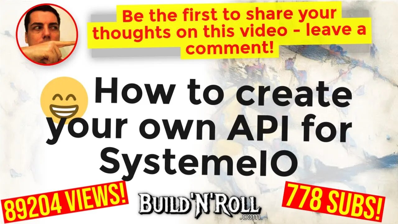 😁 How to create your own API for SystemeIO