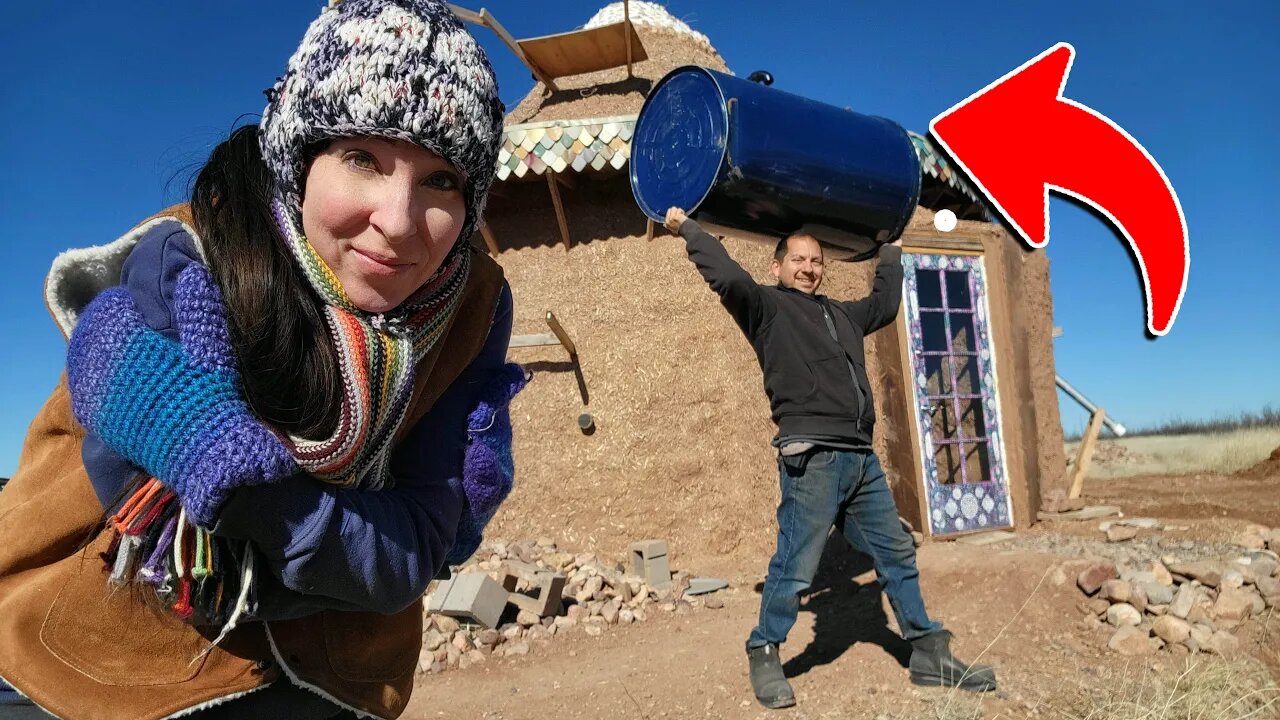 We're FREEZING! Is This Barrel Our Off-Grid Solution?