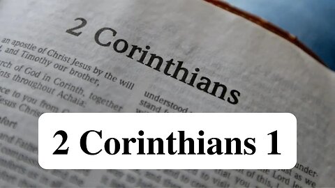 2 Corinthians Chapter 1