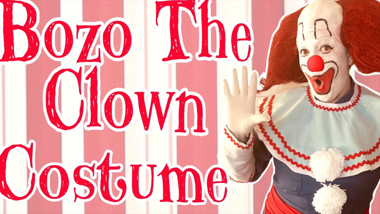 Bozo the Clown costume and make up tutorial. This is Cal O'Ween !