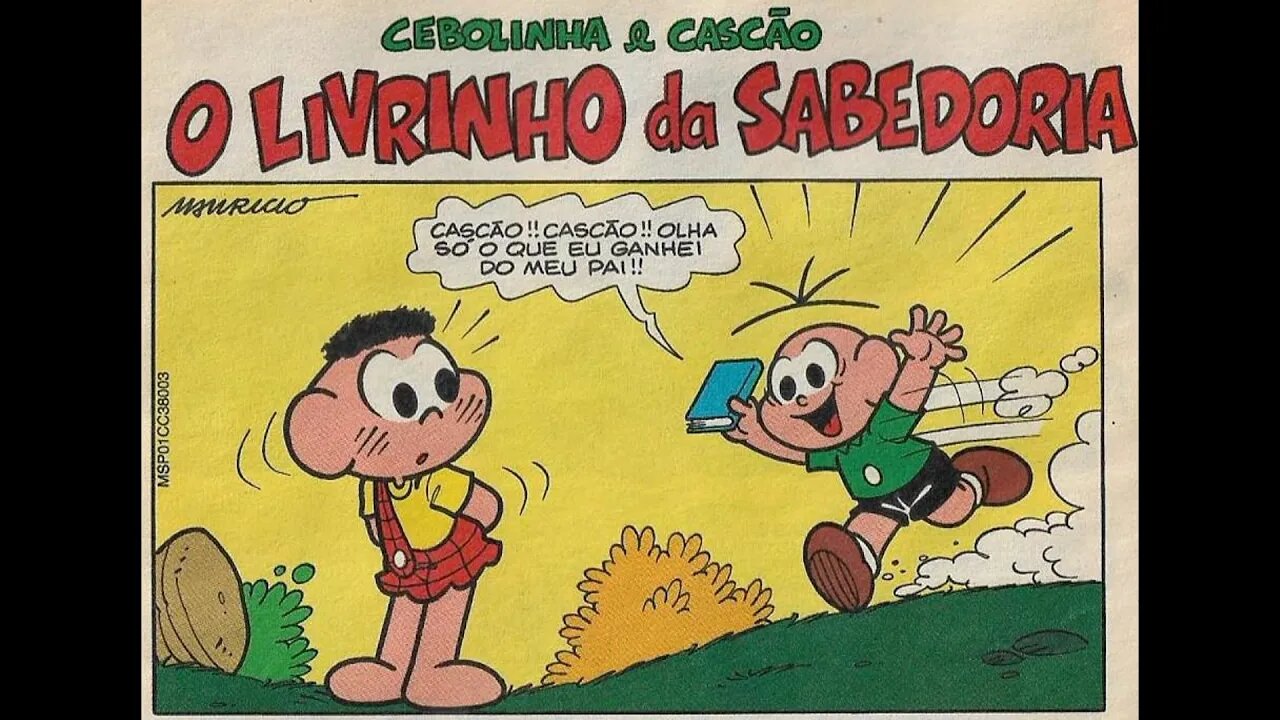 Cebolinha&Cascão em-O livrinho da sabedoria | Gibis do Rapha 2