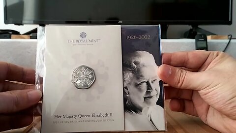 Her Majesty Queen Elizabeth II 2022 UK 50p Brilliant Uncirculated Coin