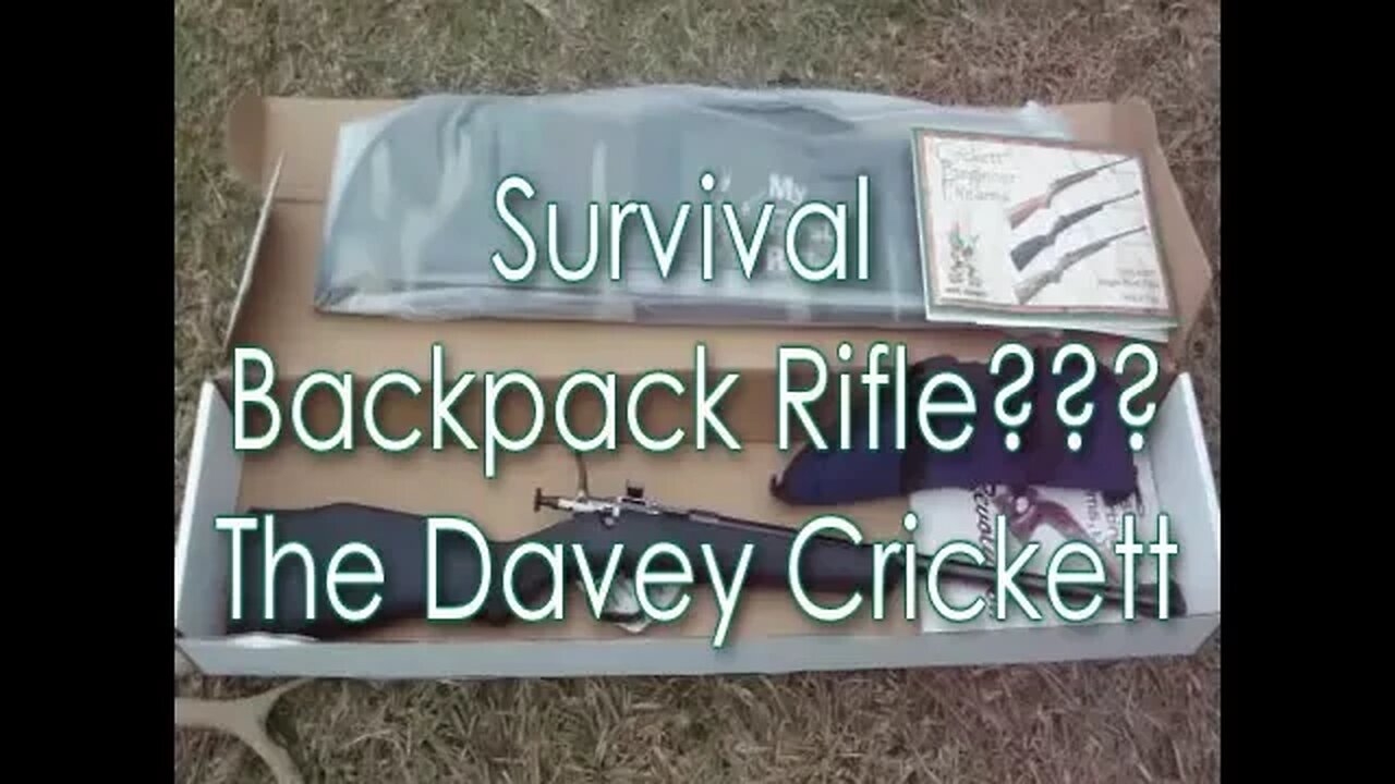 The Davey Crickett Youth/Survival Rifle .22 LR L S