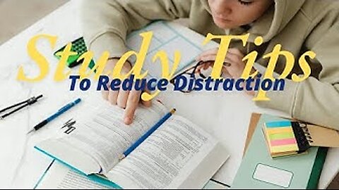 How to REDUCE DISTRACTIONS while studying (study motivation)
