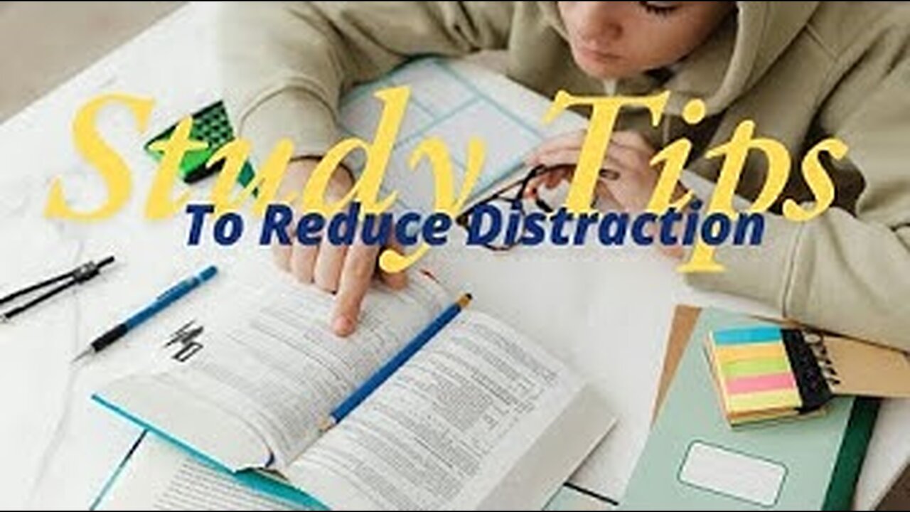 How to REDUCE DISTRACTIONS while studying (study motivation)