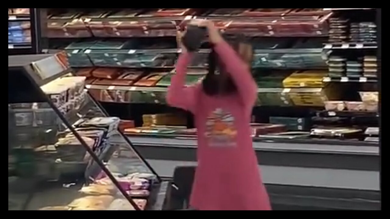 Little Girl RAMPAGES Through Walmart